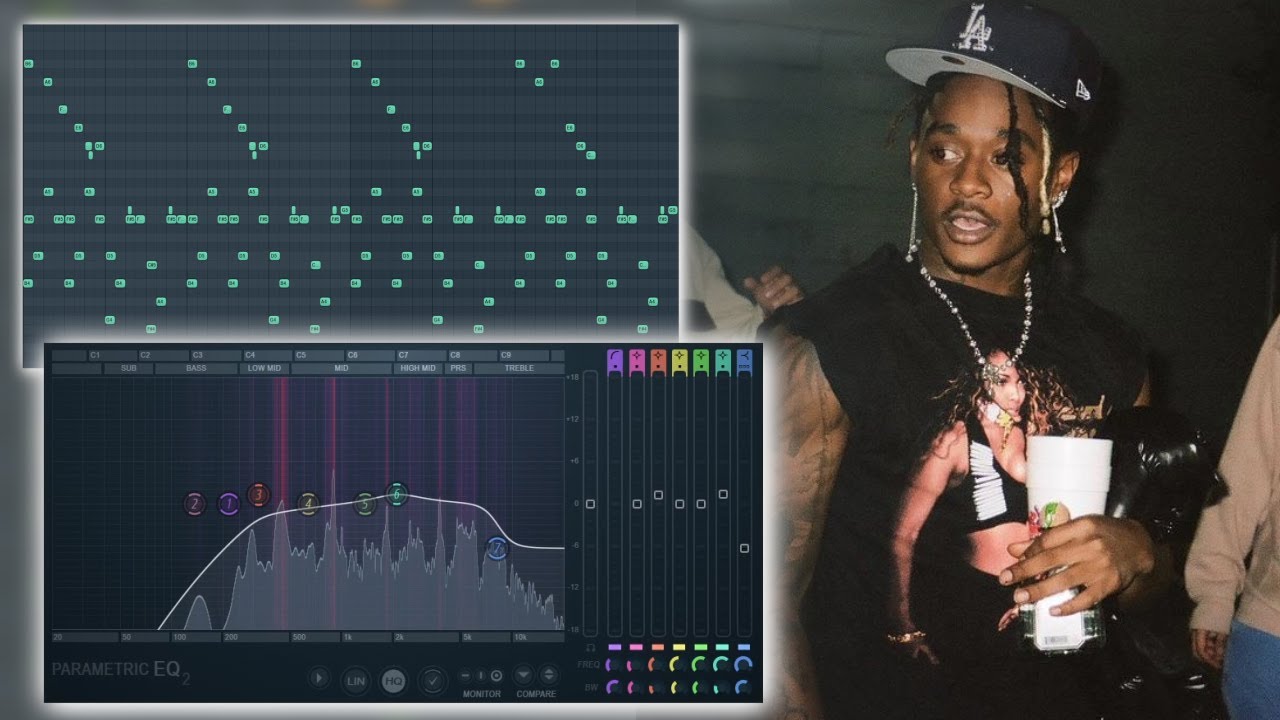 How to make BOUNCY melodies for TY Fontaine😈Making a melody loop FROM SCRATCH in FL Studio 20.8