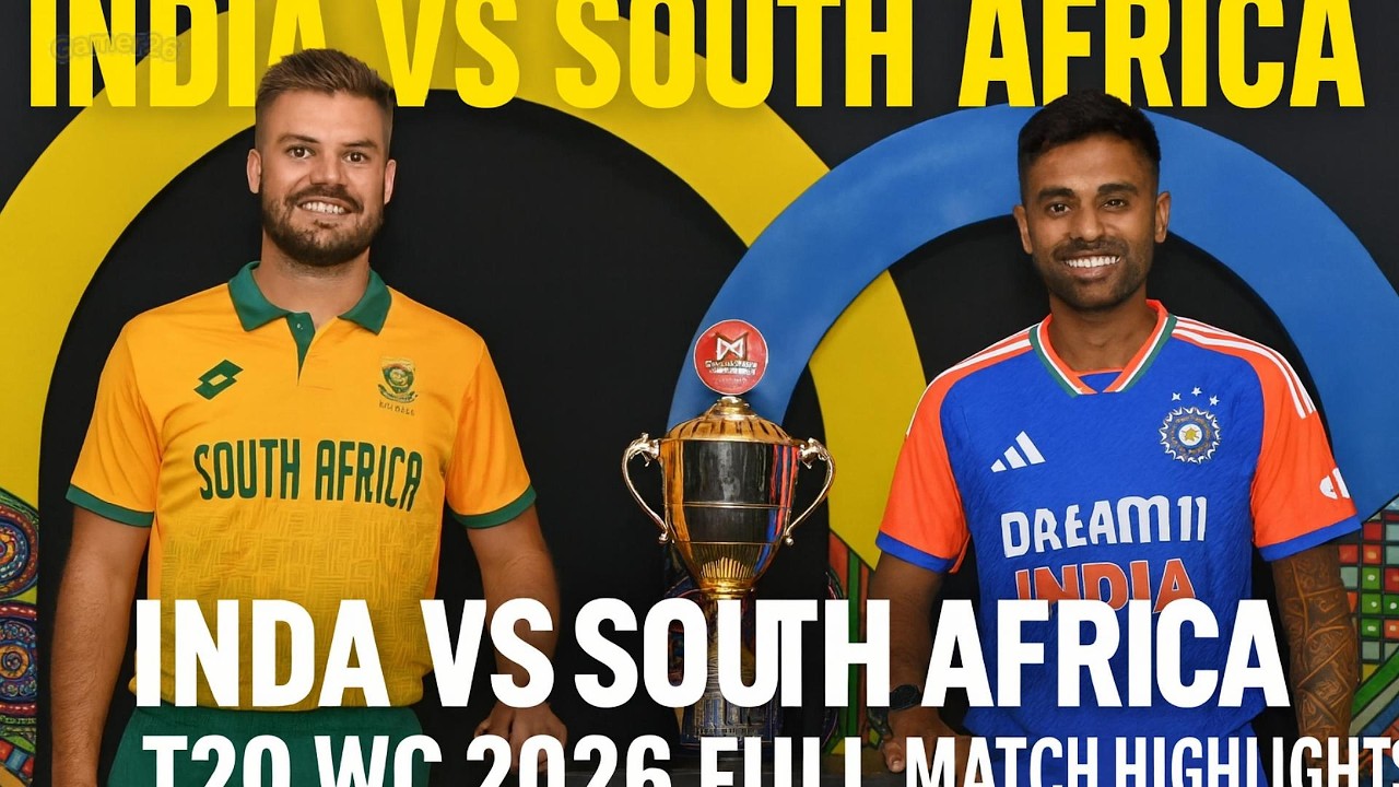 INDIA VS SOUTH AFRICA T20 WC 2026 FULL MATCH HIGHLIGHTS | IND VS SA | REALISTIC GAME|@GamerCricket26