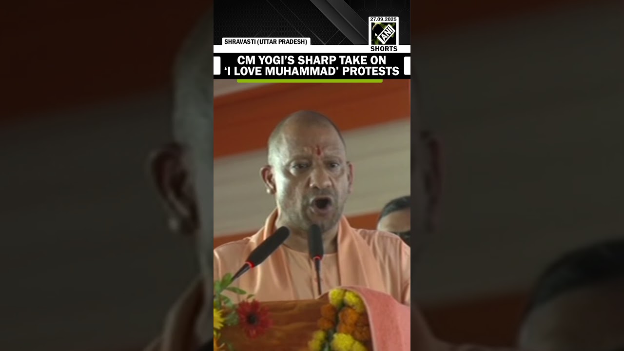 CM Yogi&rsquo;s sharp take on &lsquo;I love Muhammad&rsquo; protests amid Navratri in Bareilly