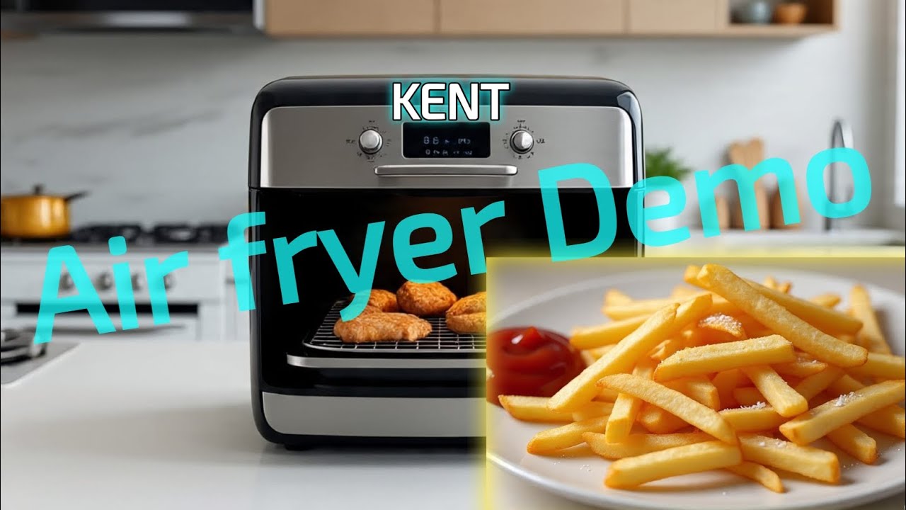 Kent digital air fryer oven Demo | Air fryer recipes 2025 | Crispy French fries in air fryer | Kent