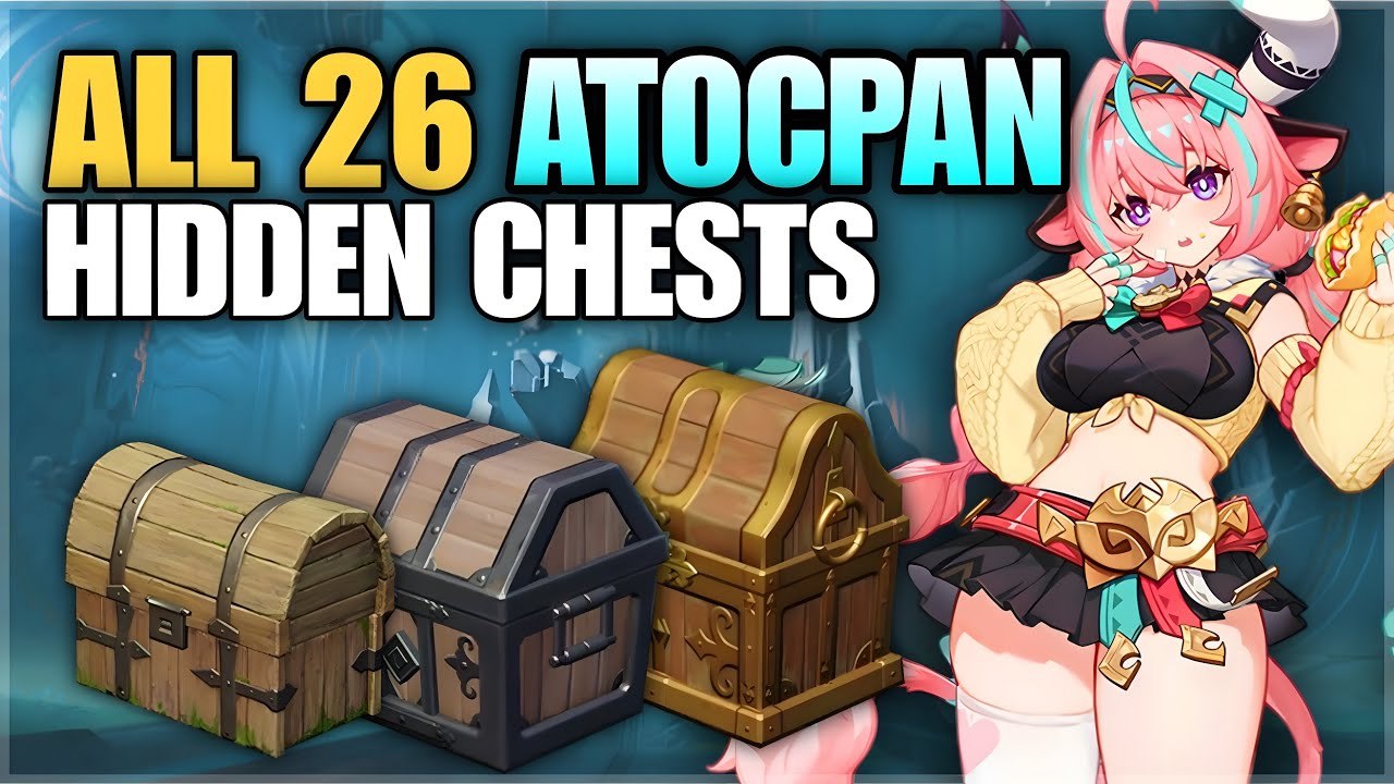 🎮 ALL 26 Actopan Hidden Chests 🌋 | Natlan Hidden Chest Locations in Genshin Impact 5.5