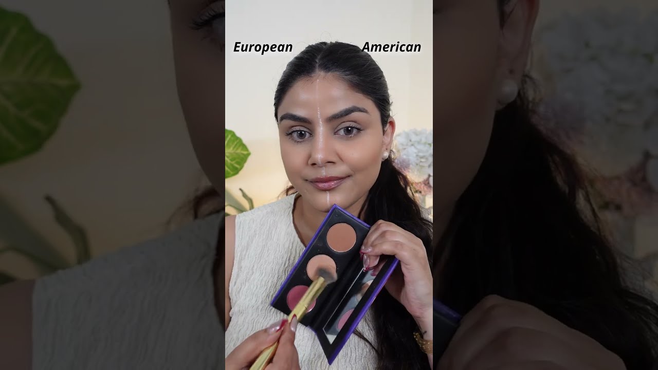 Европейский и американский макияж | #шорты | SUGAR Cosmetics