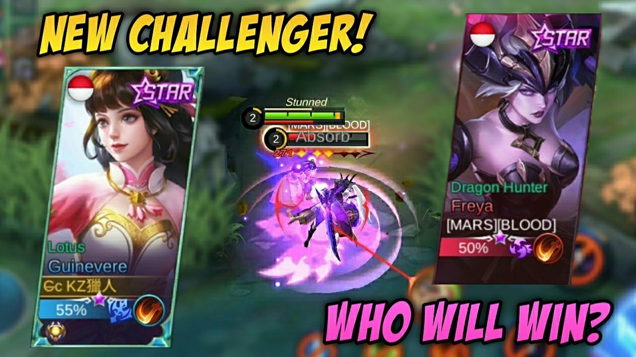 MY GUINEVERE VS FREYA! A NEW CHALLENGER! - MOBILE LEGENDS