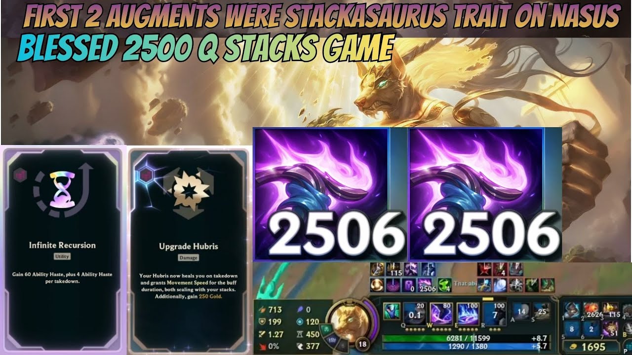 2500 STACKS in New ARAM Mayhem 😱 Every Nasus Player’s DREAM