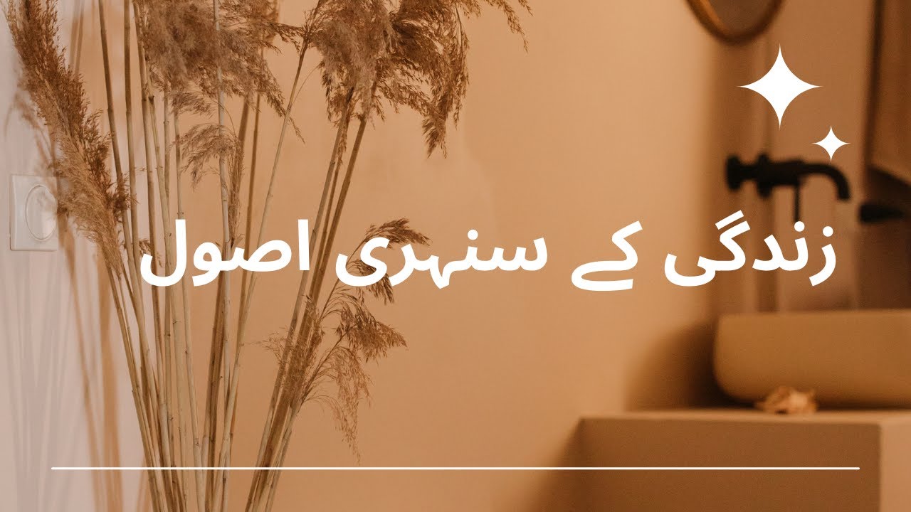 Zindagi ke Sunehri Usool