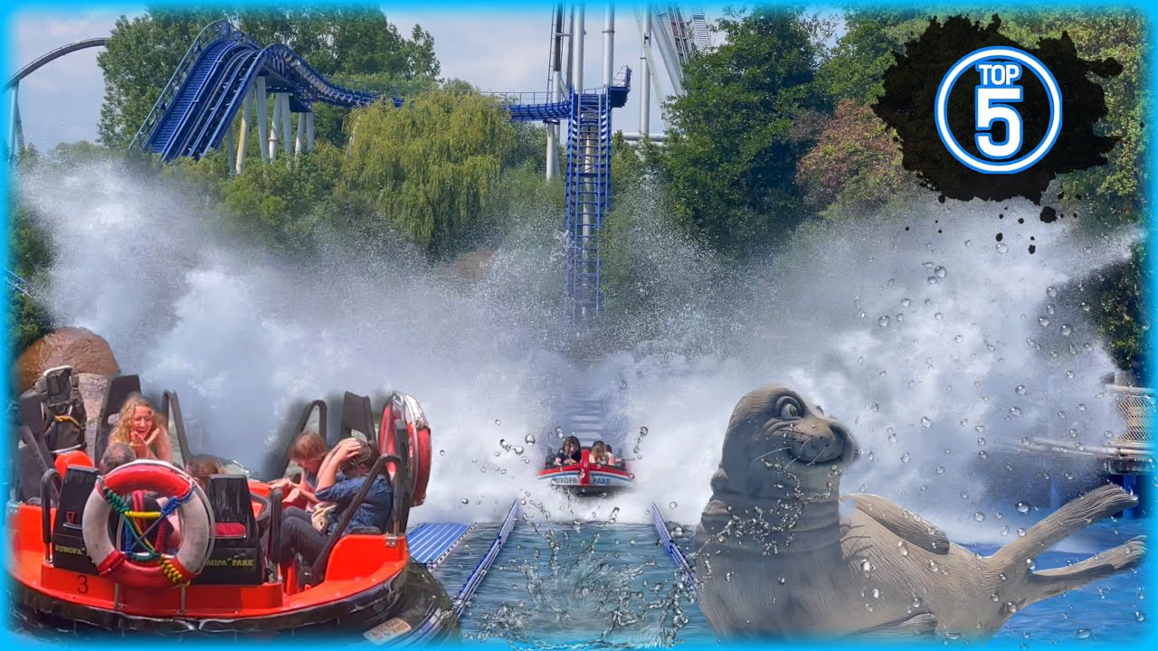 Top 5 WASSERBAHNEN im EUROPA-PARK!  |TOPFünff|