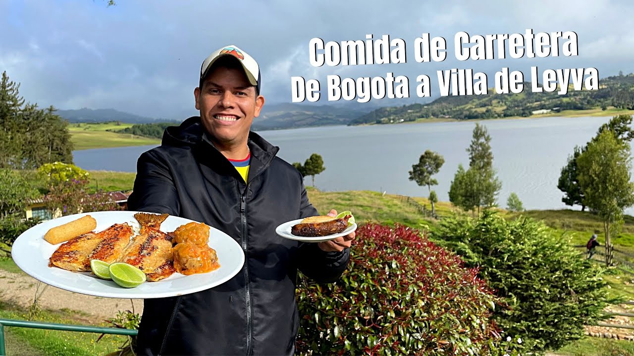 Probando COMIDA de CARRETERA de Bogota a Villa de leyva 🥘