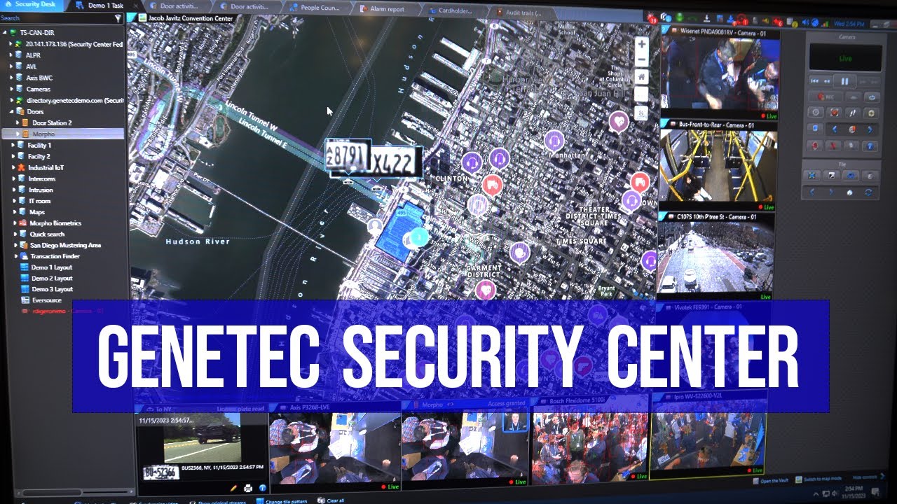 Live Demo of Genetec Security Center: PIPL Systems with Genetec