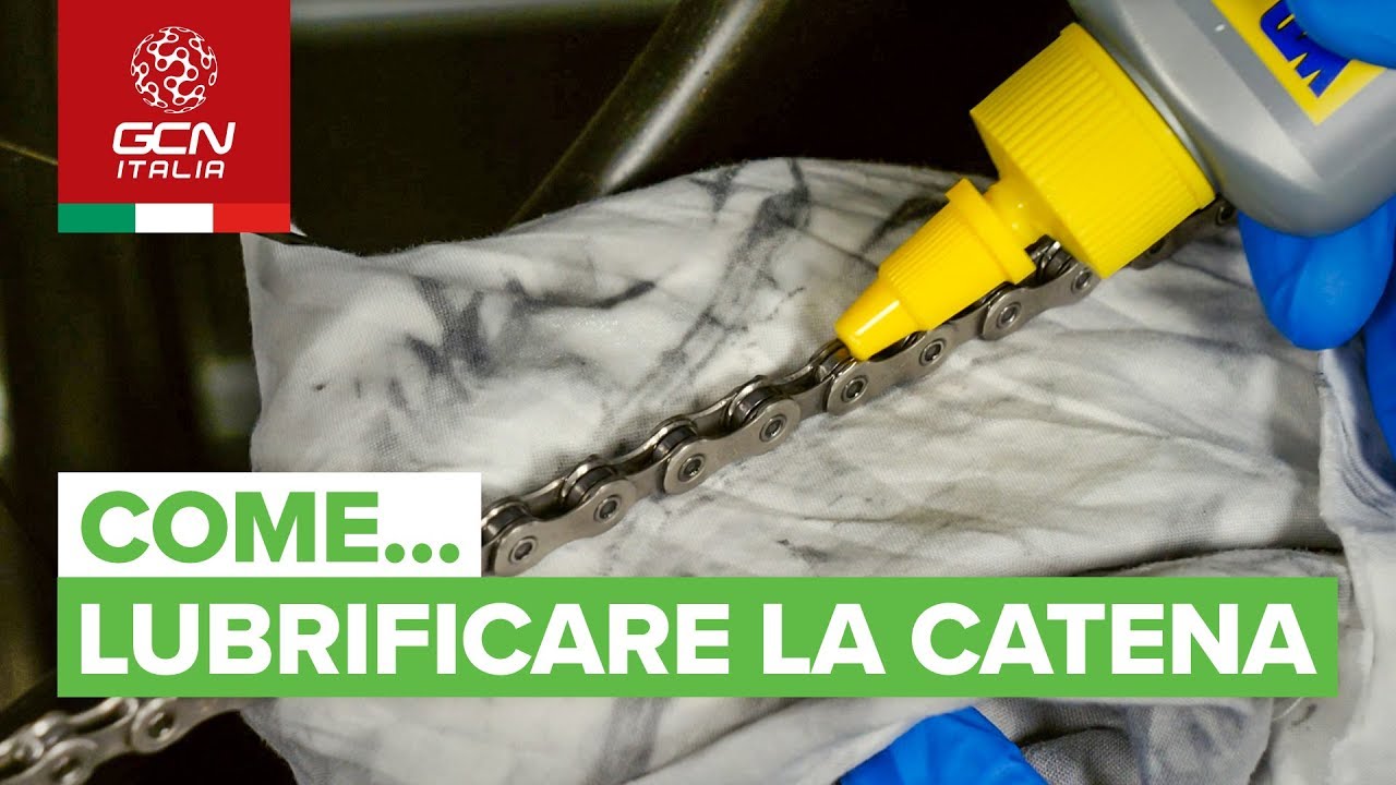 Come lubrificare correttamente la catena e la trasmissione della bici