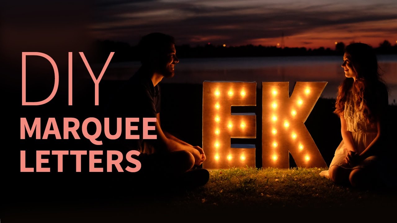 DIY Marquee Letters | How to
