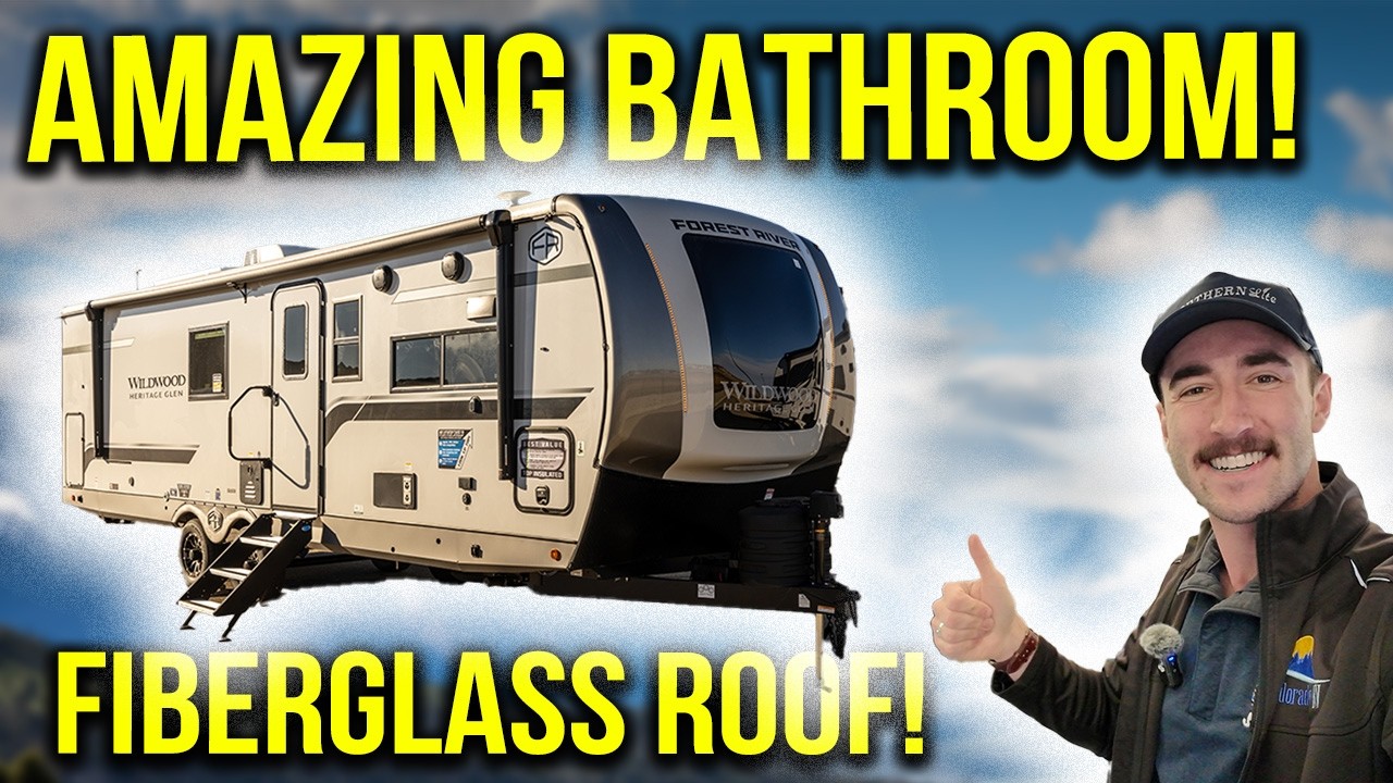 The BEST Front Kitchen Travel Trailer of 2024! 2025 Forest River Wildwood Heritage Glen 261FKRB