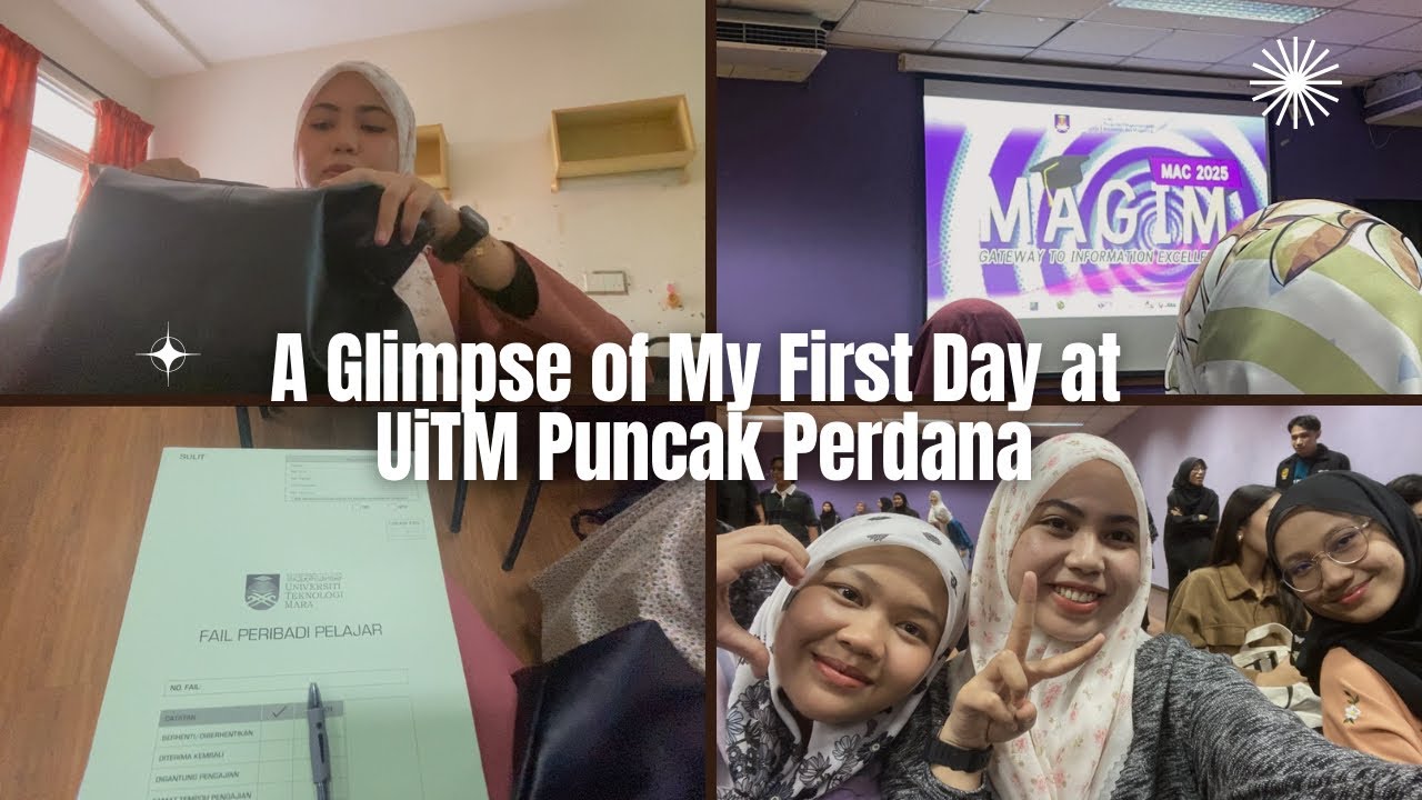 A DAY IN MY LIFE AT UiTM PUNCAK PERDANA | magim, what's in my bag, registration day etc