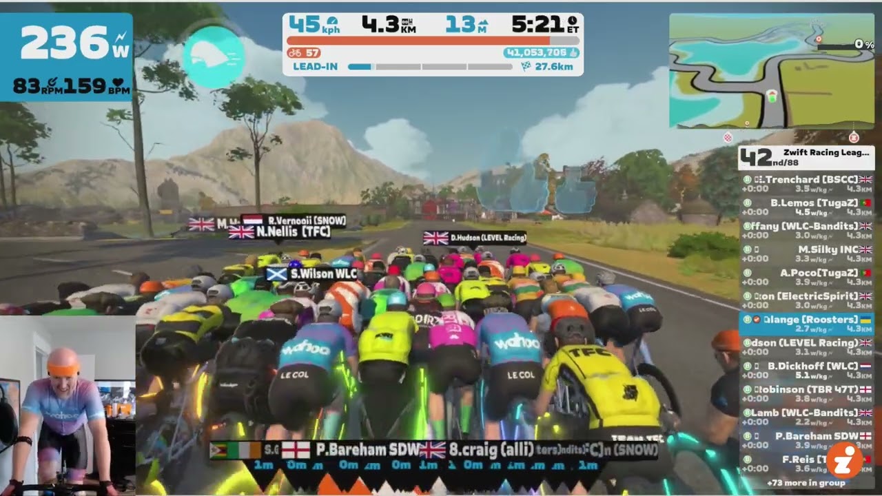 Zwift Racing League - Rolling Highlands (B1) EMEA W