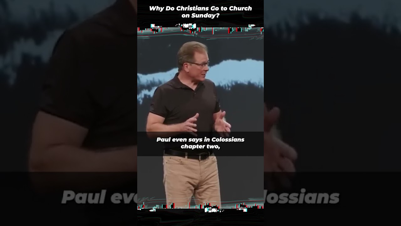 why do Christians go to church on Sundays? #frankturek #sabbath #rest #jesus