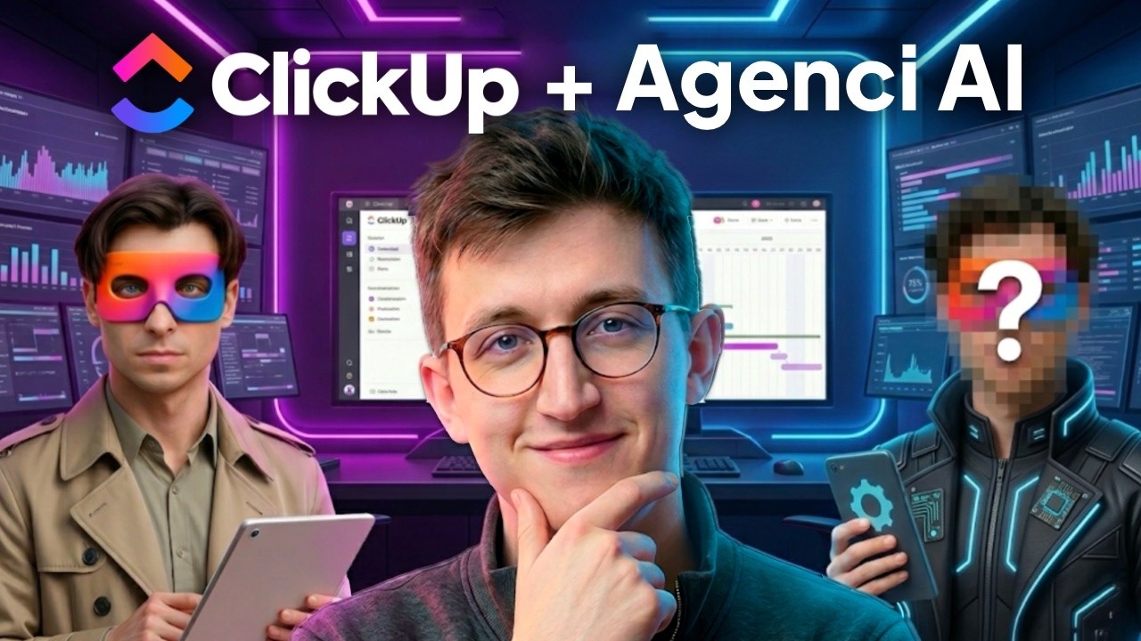 Agent AI w ClickUp sam planuje m&oacute;j dzień. Zobacz SuperAgents w akcji. [NOWOŚĆ ClickUp 2026]