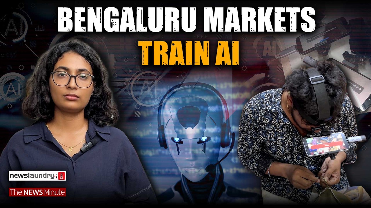 In a Bengaluru market, vendors hired to train AI systems