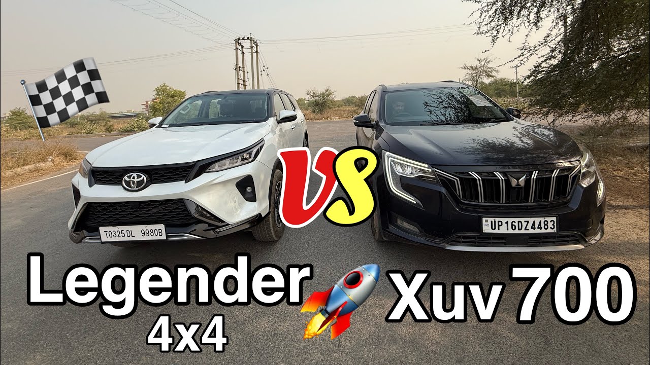 Legender Vs Xuv700 diesel Drag Race 🏎️ | Yash Parshwal |