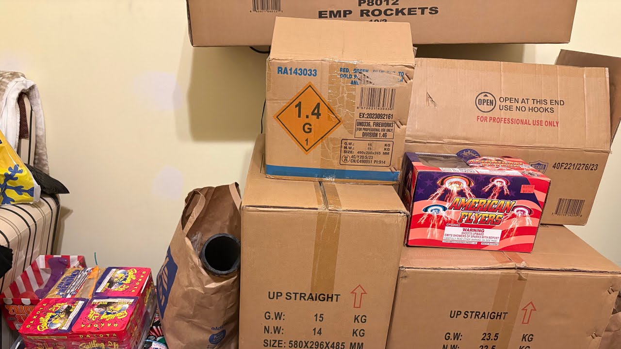 2025 firework stash (4th of July)🔥🔥