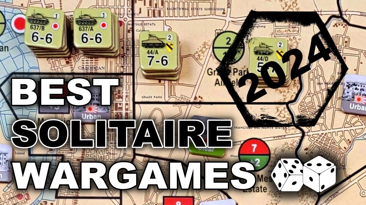 BEST SOLITAIRE WARGAMES of 2024 | TOP Best War Board Games