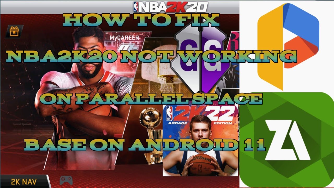 HOW TO FIX NBA2K20 MOBILE NOT WORKING IN PARALLEL SPACE | BASE ON ANDROID 11.