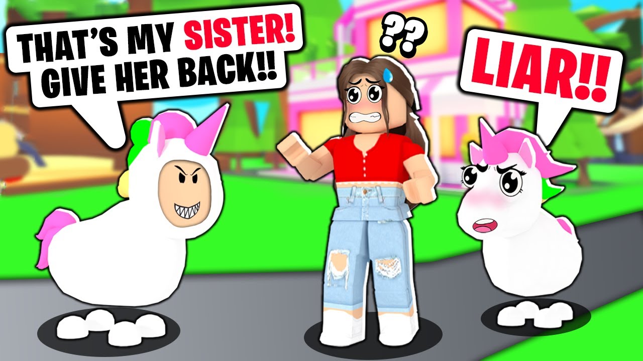 THIS SCAMMER DISGUISED HERSELF AS A PET in ADOPT ME! (roblox Adopt Me)