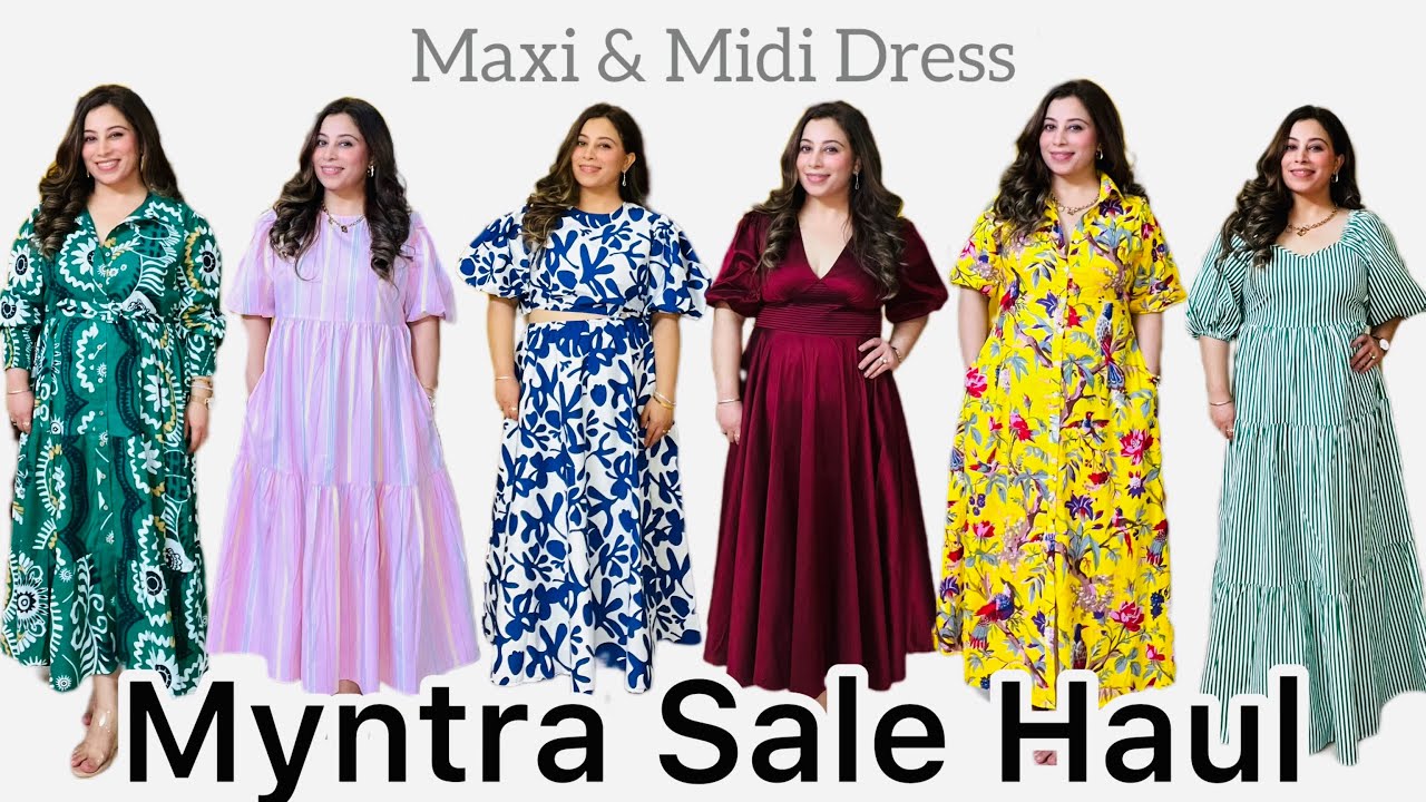 Myntra Sale Haul | Versatile Dresses for every occasion | #LovnaThukral