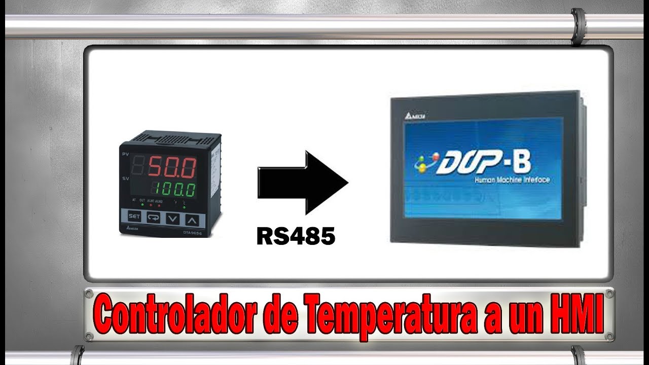 Coneccion de Controlador de temperatura a un HMI