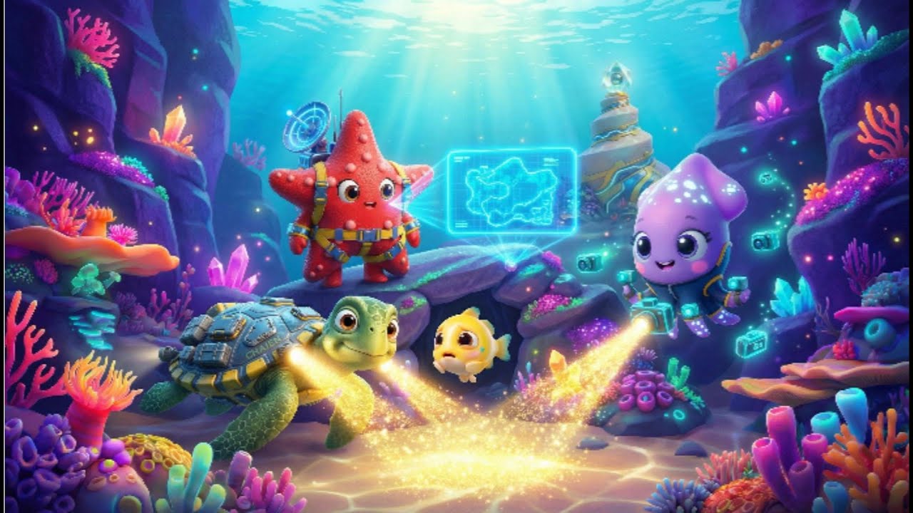 Mystery Cave Rescue! 🐋🌈 Saving BIM the Baby Goby | Xuka & Friends: Ocean Guardians