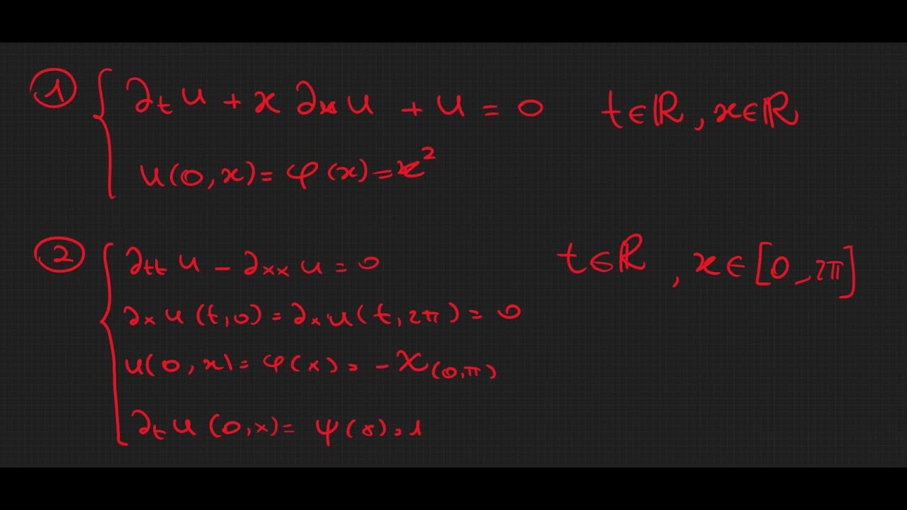 2 Esercizi sulle PDE