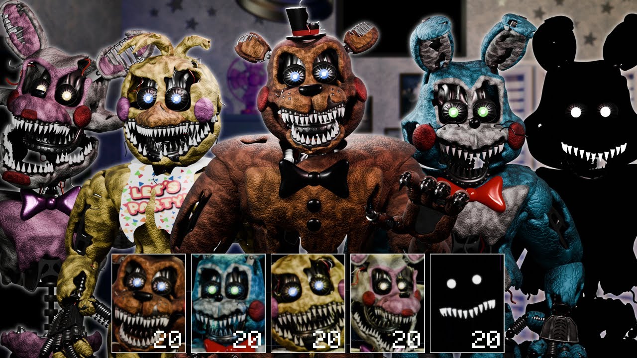 Ultimate Custom Night - Nightmare Toy Animatronics (Mod)
