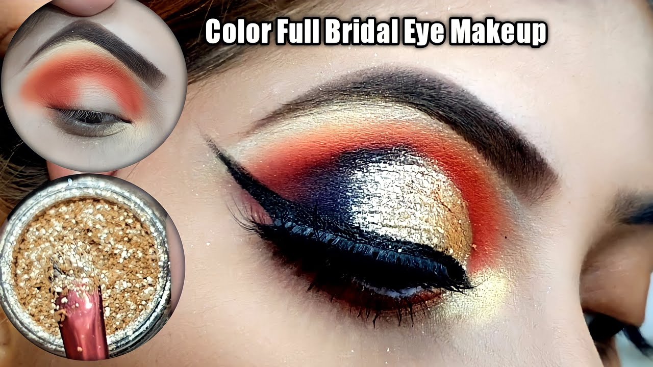 Colorful Bridal Eyeshadow Tutorial by Lashes Beauty Parlor