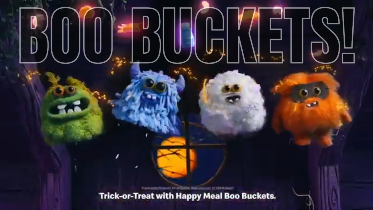 Boo Buckets Commercial #McDonalds #happymealtoys 2024 #halloween