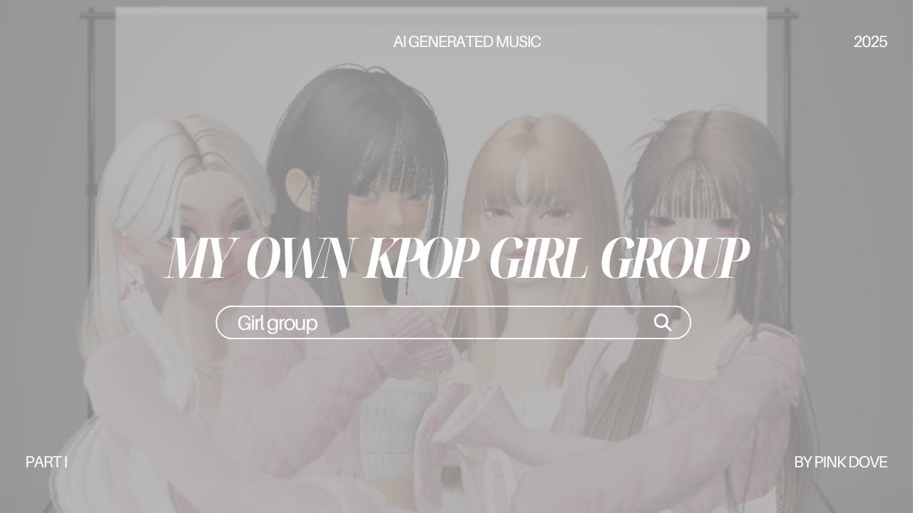 Creating my own kpop girl group using zepeto!