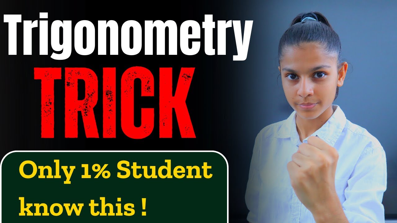 CLASS 10 MATHS | *TRIGONOMETRY BEST TRICK* 🤯| SOLVE IN 2 SECONDS 🔥