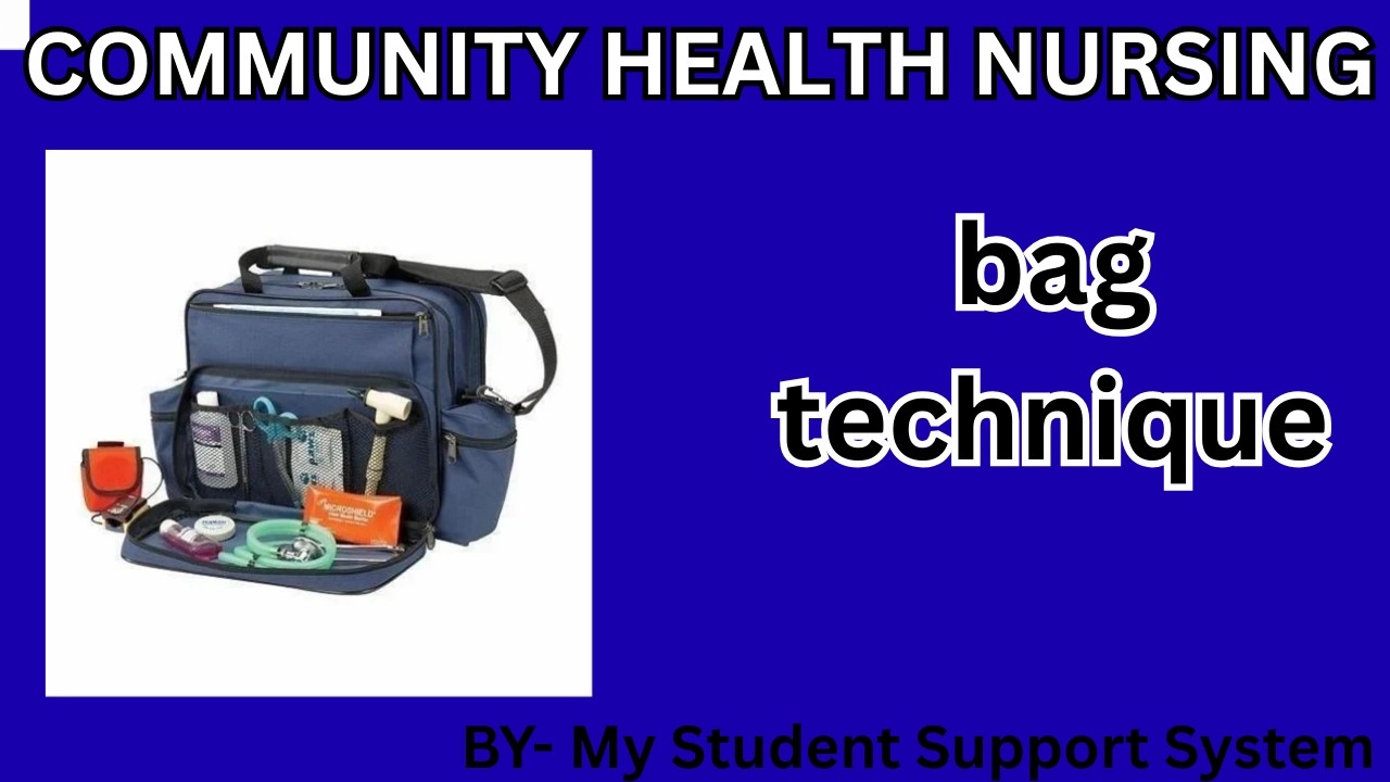 bag technique | steps of bag technique | how to use community health bag #bagtechnique