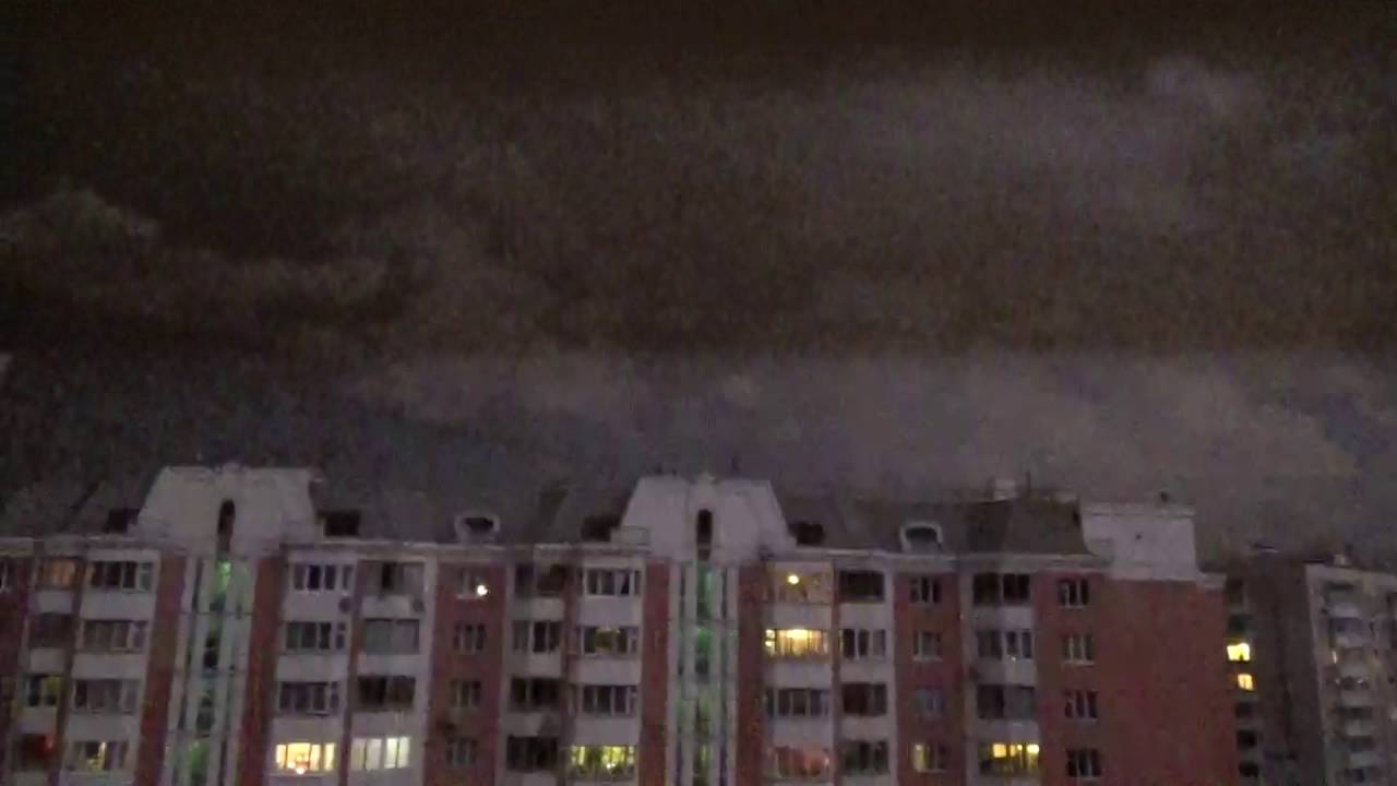 Гроза 13 июля 2016 в Москве часть 4