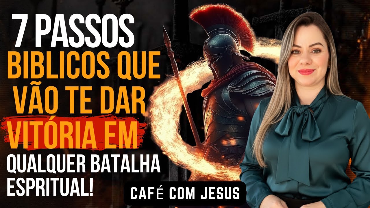 🔴Assista agora ao vivo! 7 estratégias de guerra bíblicas pra vencer qualquer batalha espiritual!