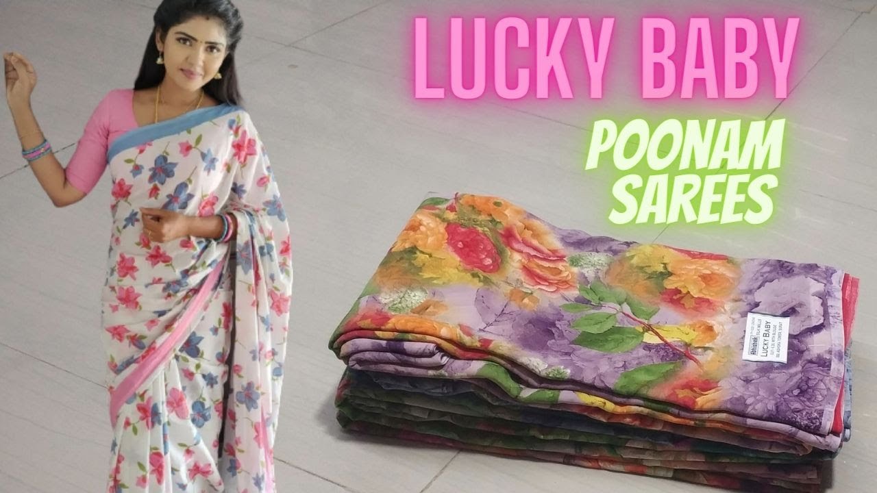 Wow😲 கம்மி விலையில் Poonam Sarees Collection with price