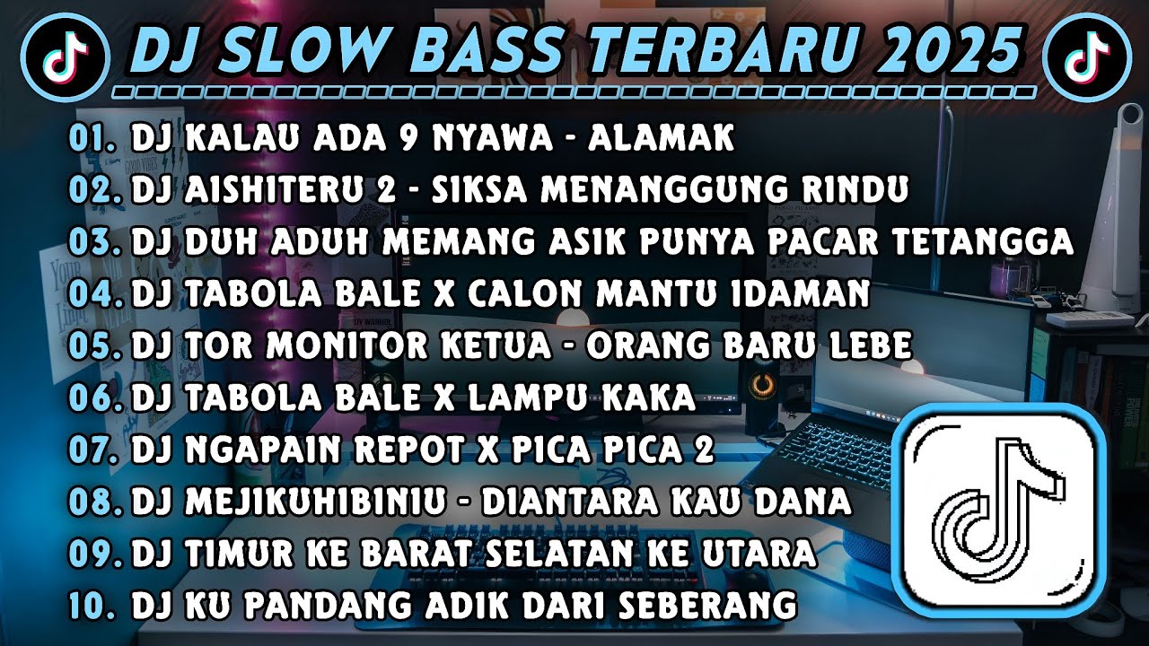 DJ SLOWBASS TERBARU 2025 || DJ KALAU ADA 9 NYAWA - ALAMAK || DJ AISHITERU 2 - SIKSA MENANGGUNG RINDU