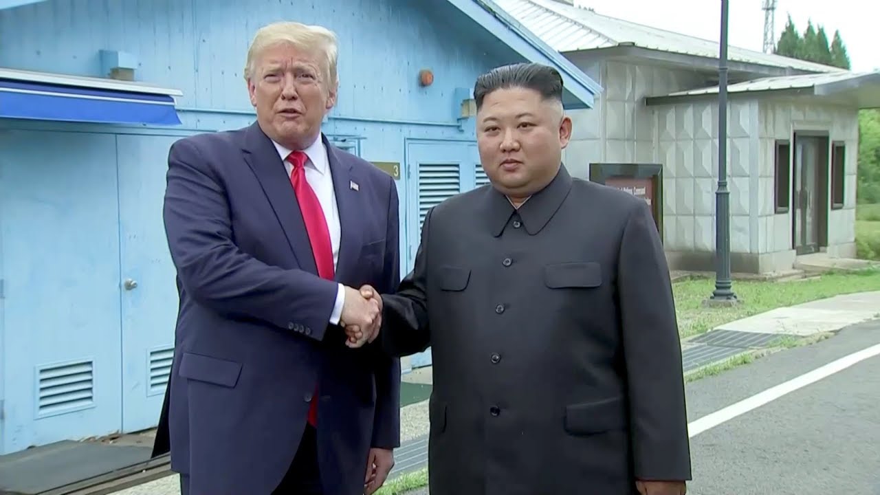 Trump speaks to US troops in South Korea – watch live