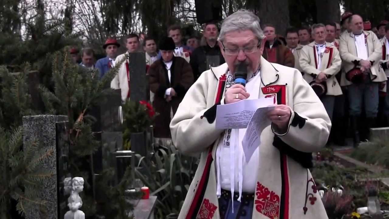 VELKÁ NAD VELIČKOU-Pohřeb folkloristy JAROŠKA SLOVÁKA: smuteční řeč ANTONÍNA MIČKY