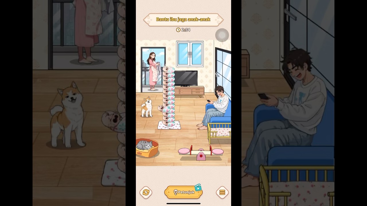 #brainpuzzle Bantu ibu jaga anak-anak Brain Puzzle Tricky Quest