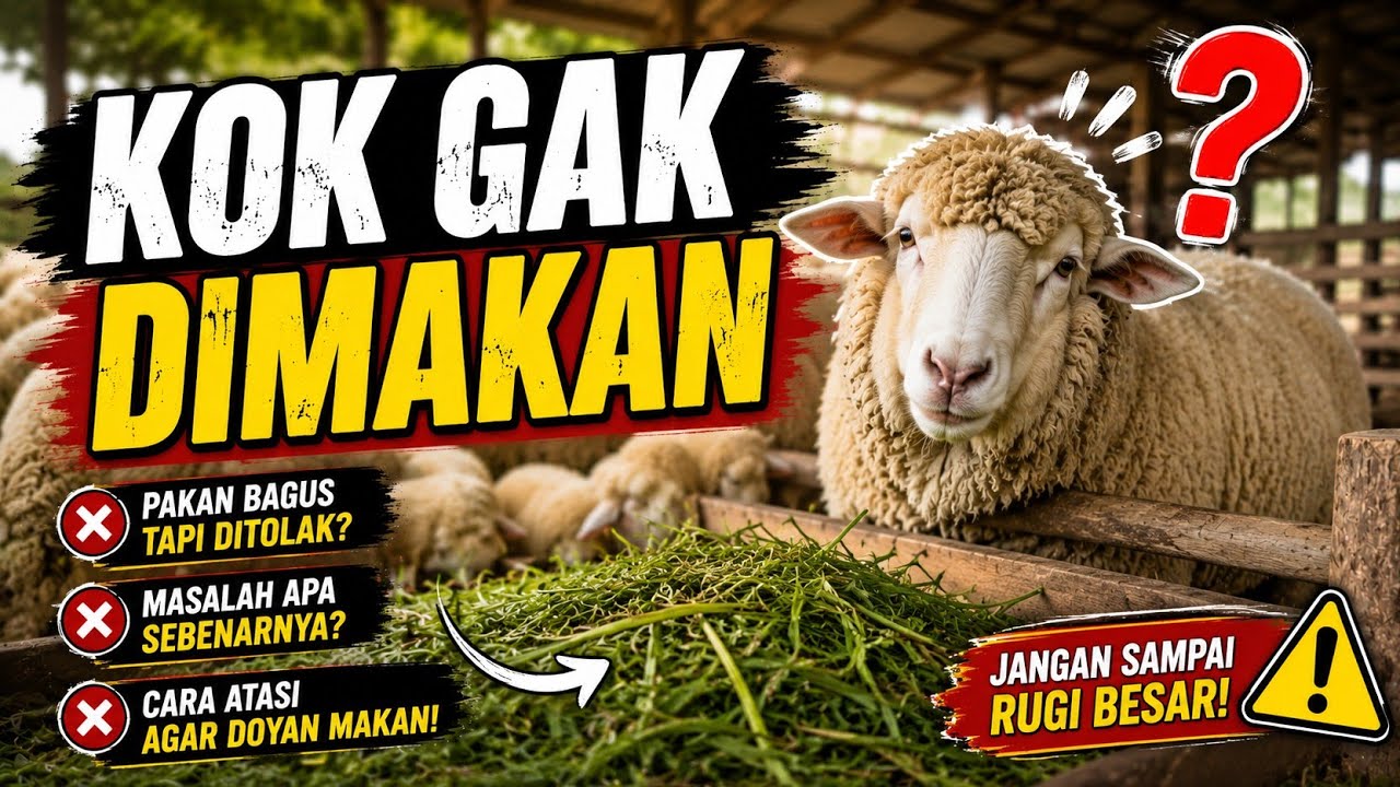 Nafsu makan domba turun