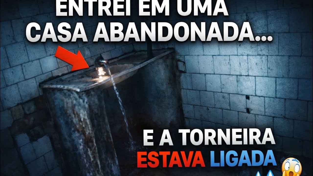 Entrei em uma casa abandonada… e a torneira estava LIGADA 😳💧 O que está acontecendo aqui?