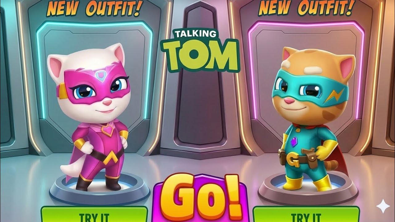 Talking Tom Hero Dash Latest Update – Unlock Super Becca vs Super Tom | Android iOS GameplayPart 16