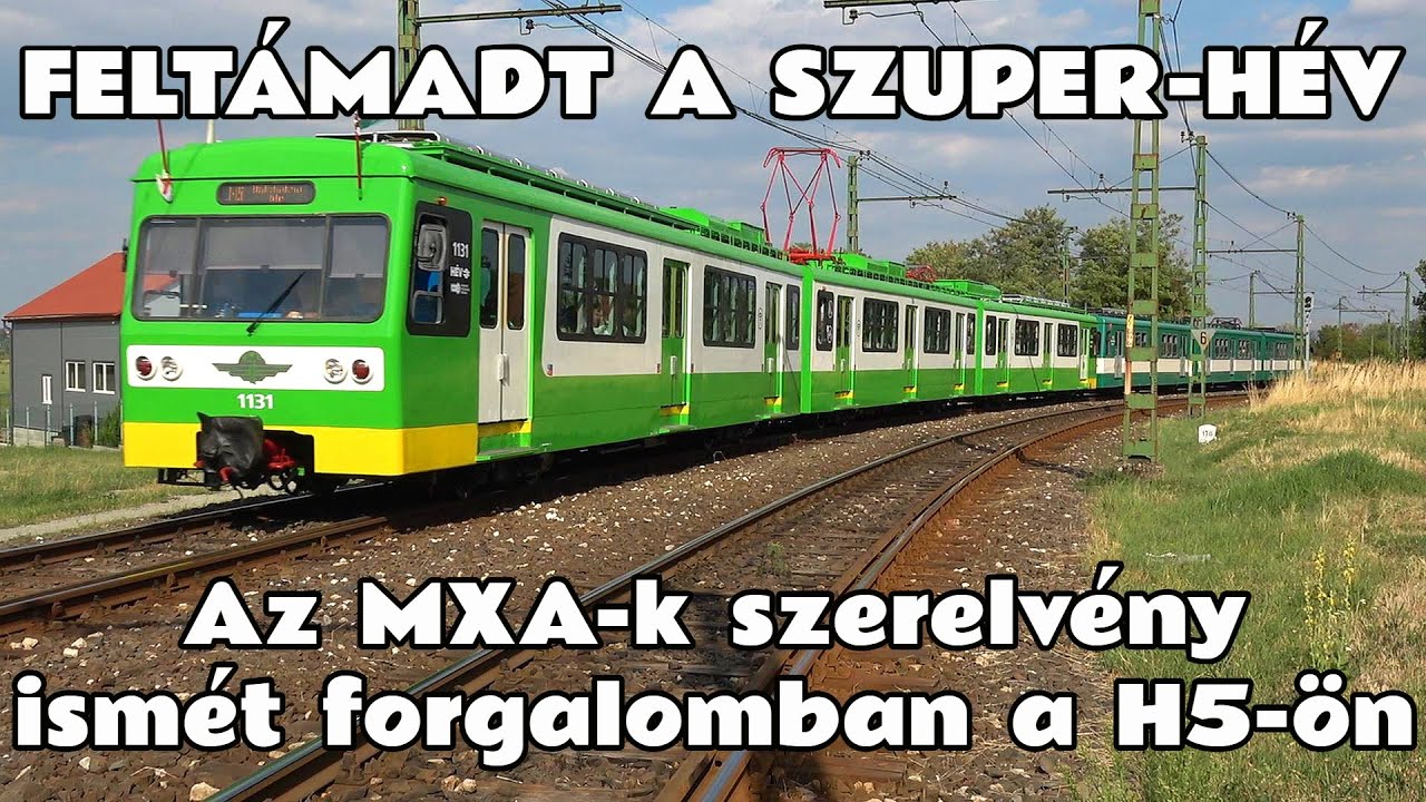 2025.08.20. Feltámadt a szuper-HÉV. Az MXA-k szerelvény ismét forgalomban a szentendrei vonalon.