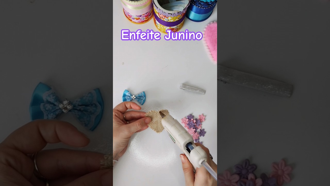 Fa&ccedil;a seu pr&oacute;prio enfeite Junino #tutorial #pap #saojoao #festajunina #nordeste #diy #comofazer