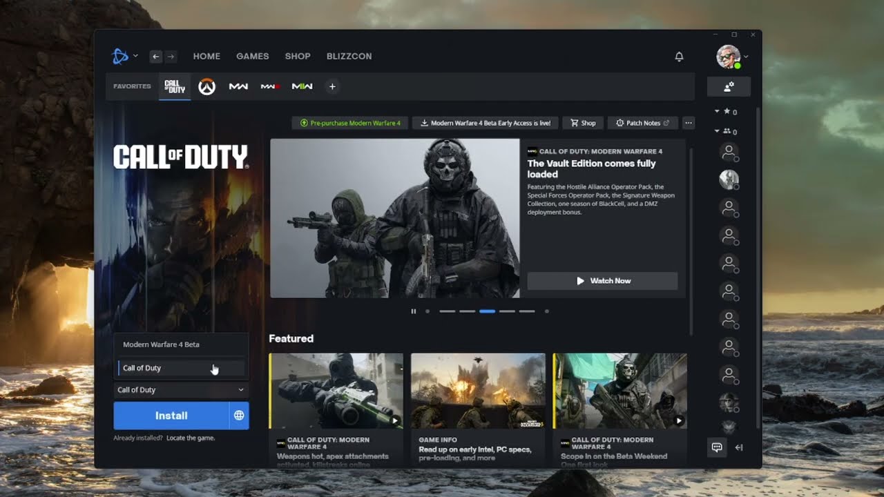 How To Install Modern Warfare 4 Open Beta Early Access PC (Battlenet)