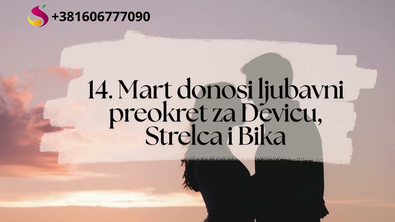 14. Mart donosi ljubavni preokret za Devicu, Strelca i Bika - Suzana Apostolov