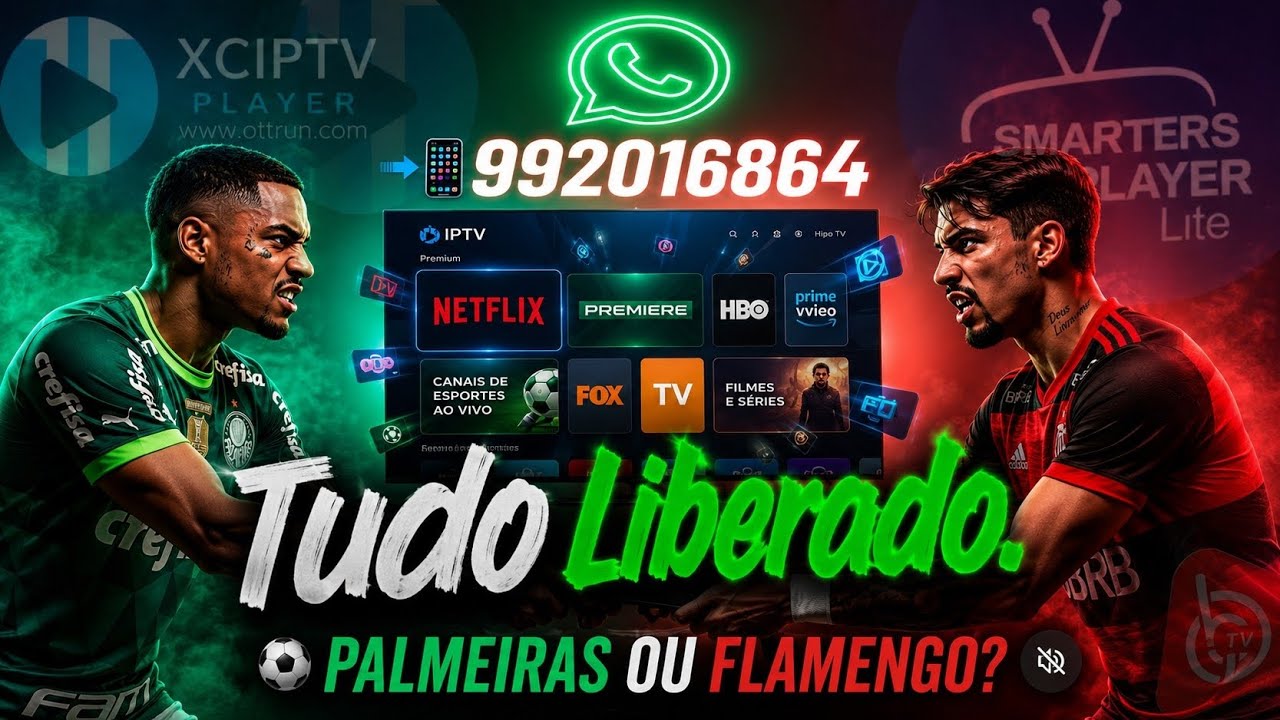 🚨 TESTE IPTV GR&Aacute;TIS LIBERADO 🔥 ASSISTA FUTEBOL, FILMES E S&Eacute;RIES SEM TRAVAR 📺